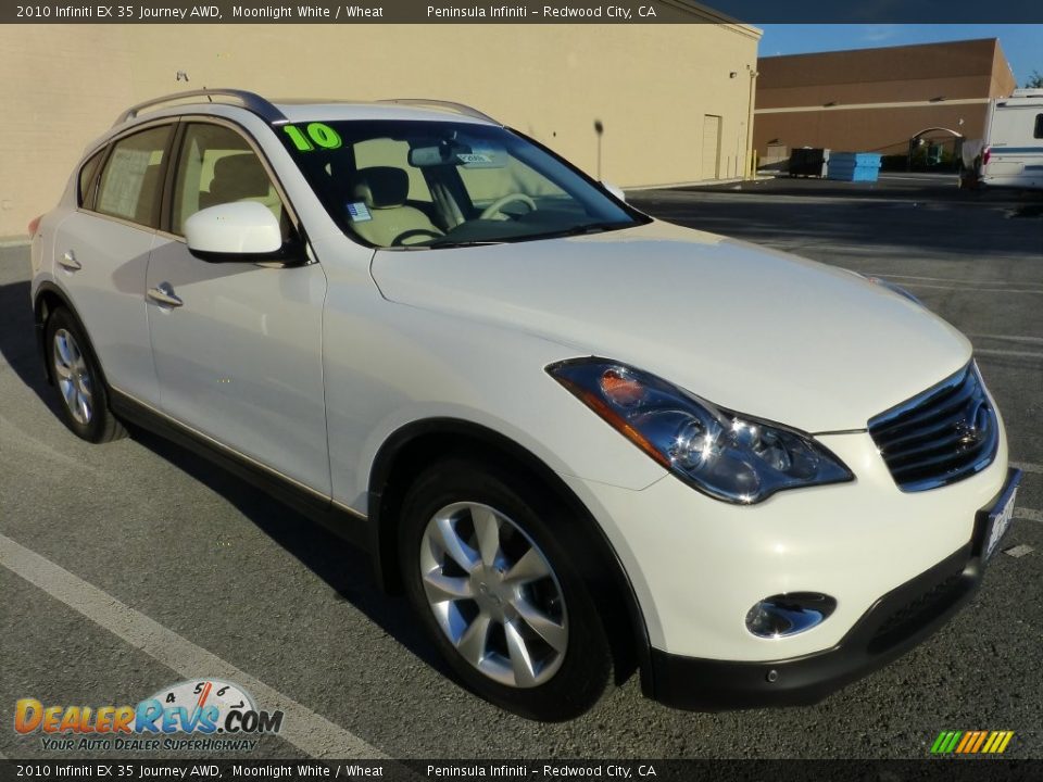 2010 Infiniti EX 35 Journey AWD Moonlight White / Wheat Photo #1