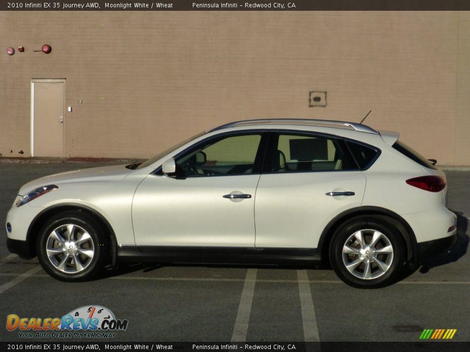 2010 Infiniti EX 35 Journey AWD Moonlight White / Wheat Photo #2