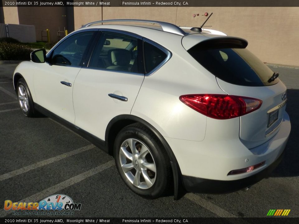 2010 Infiniti EX 35 Journey AWD Moonlight White / Wheat Photo #3