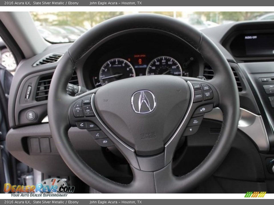 2016 Acura ILX Slate Silver Metallic / Ebony Photo #27