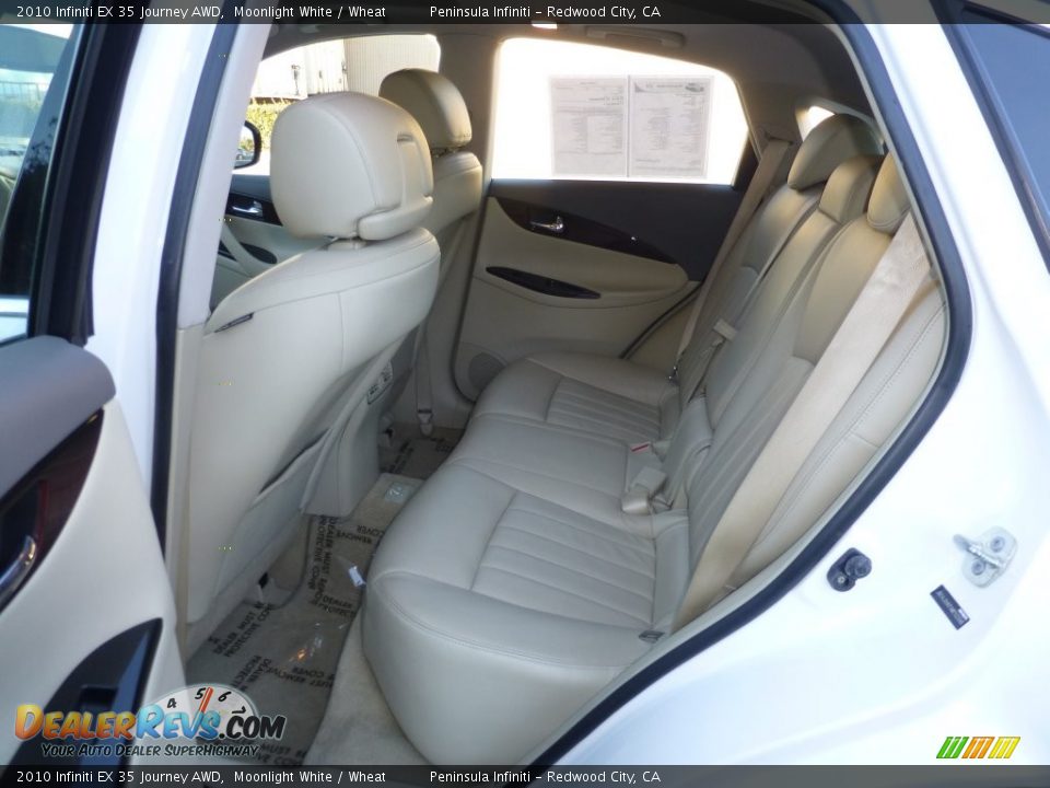 2010 Infiniti EX 35 Journey AWD Moonlight White / Wheat Photo #5