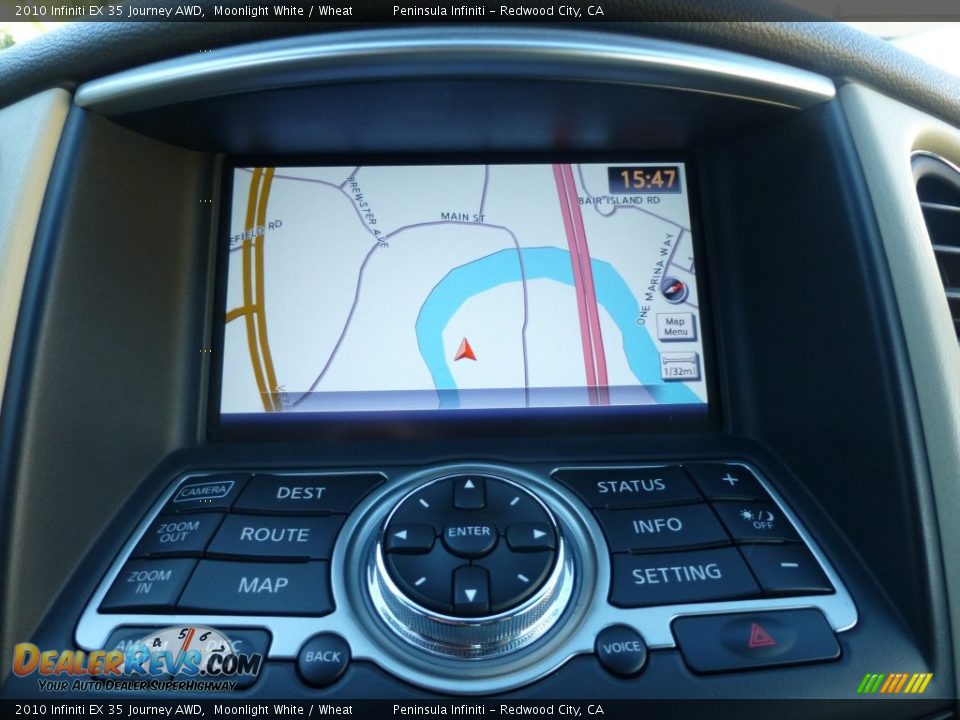 2010 Infiniti EX 35 Journey AWD Moonlight White / Wheat Photo #6