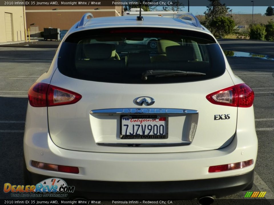 2010 Infiniti EX 35 Journey AWD Moonlight White / Wheat Photo #14