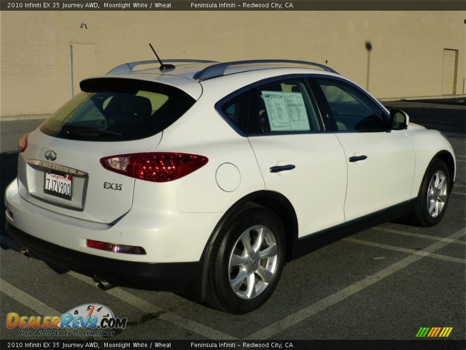 2010 Infiniti EX 35 Journey AWD Moonlight White / Wheat Photo #15