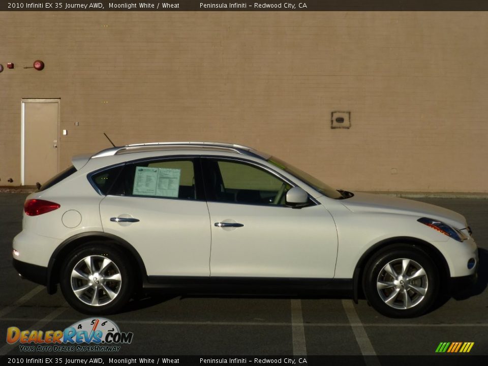 2010 Infiniti EX 35 Journey AWD Moonlight White / Wheat Photo #16