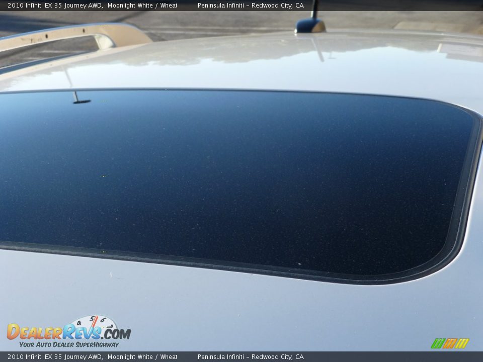 2010 Infiniti EX 35 Journey AWD Moonlight White / Wheat Photo #17