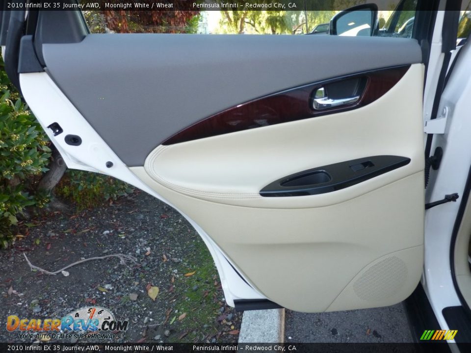 2010 Infiniti EX 35 Journey AWD Moonlight White / Wheat Photo #19