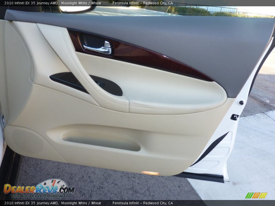 2010 Infiniti EX 35 Journey AWD Moonlight White / Wheat Photo #23