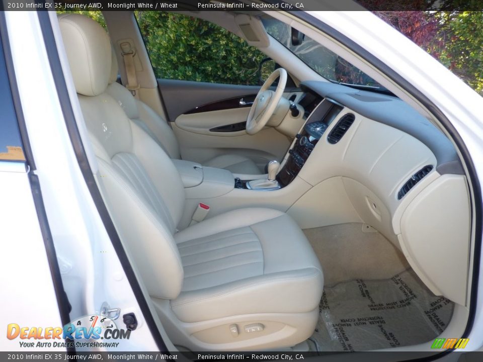 2010 Infiniti EX 35 Journey AWD Moonlight White / Wheat Photo #24
