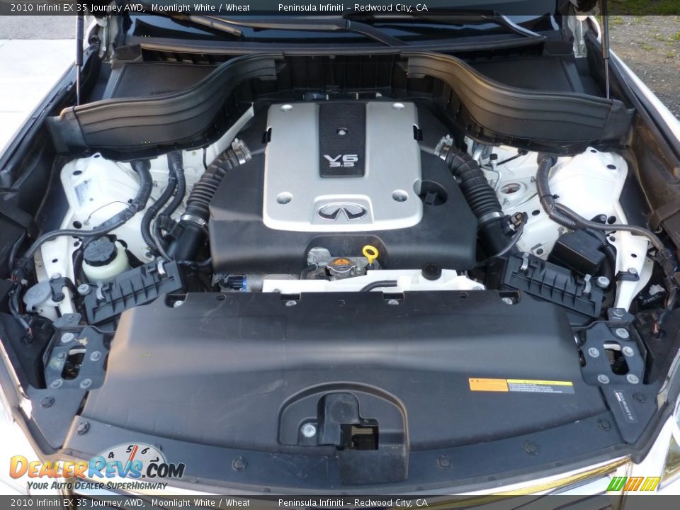 2010 Infiniti EX 35 Journey AWD Moonlight White / Wheat Photo #25