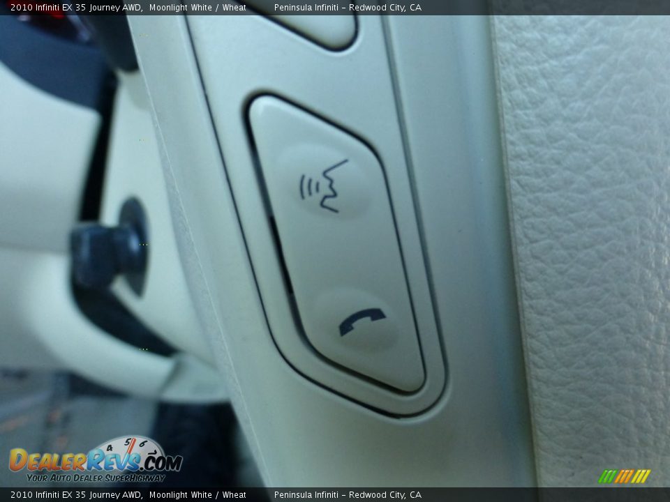 2010 Infiniti EX 35 Journey AWD Moonlight White / Wheat Photo #28