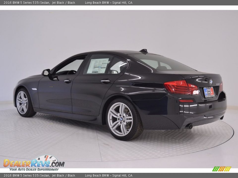 2016 BMW 5 Series 535i Sedan Jet Black / Black Photo #4