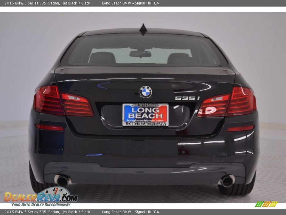 2016 BMW 5 Series 535i Sedan Jet Black / Black Photo #5