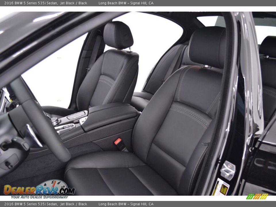 2016 BMW 5 Series 535i Sedan Jet Black / Black Photo #8