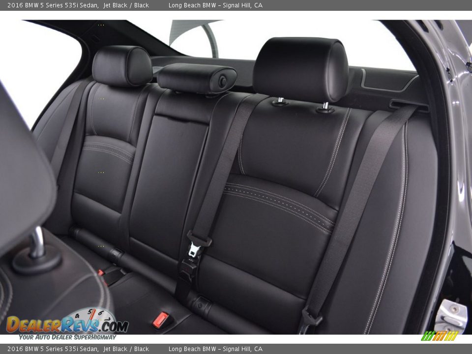 2016 BMW 5 Series 535i Sedan Jet Black / Black Photo #9