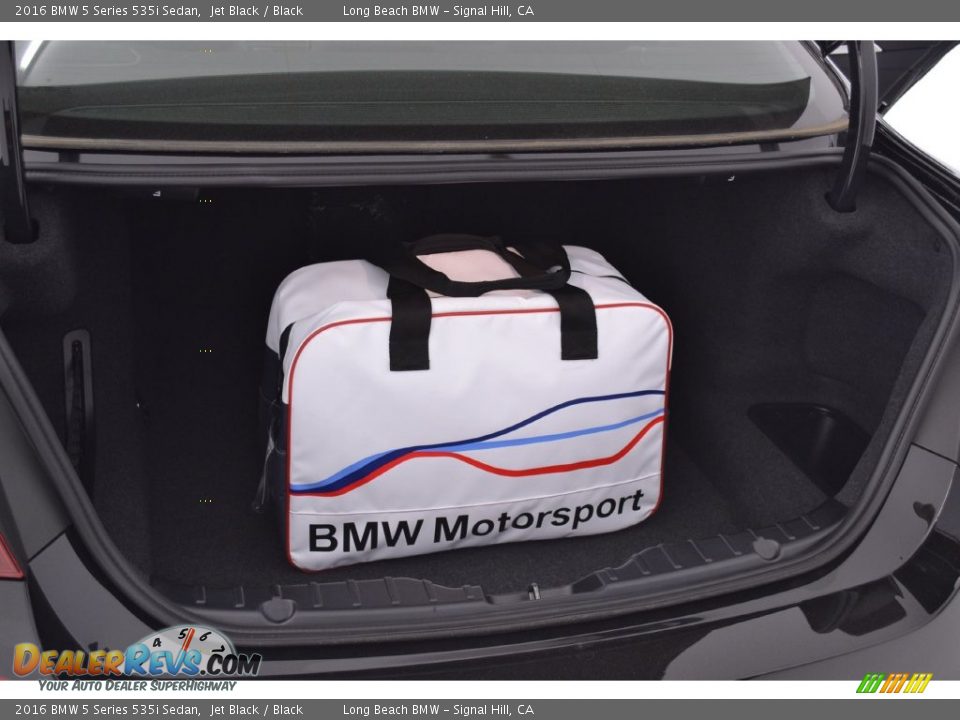 2016 BMW 5 Series 535i Sedan Jet Black / Black Photo #10