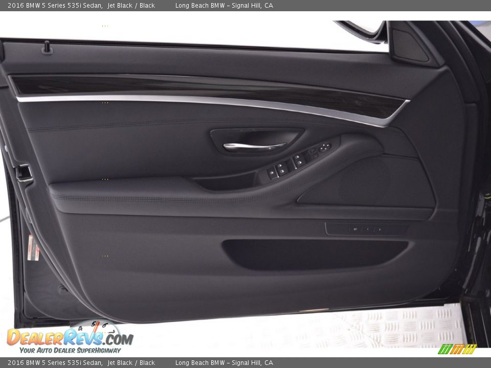 2016 BMW 5 Series 535i Sedan Jet Black / Black Photo #11
