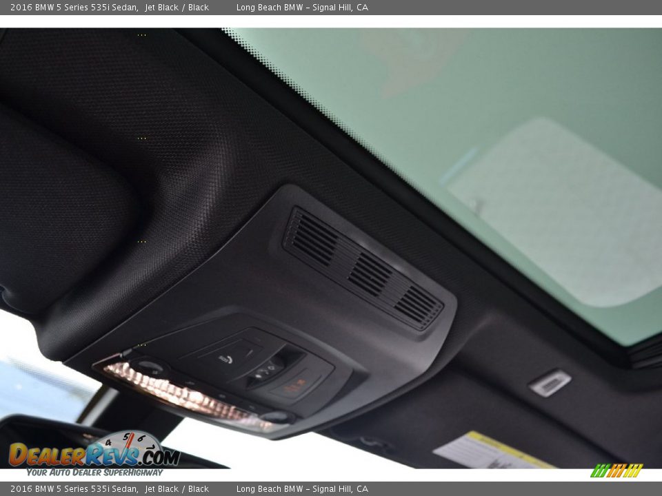 2016 BMW 5 Series 535i Sedan Jet Black / Black Photo #14