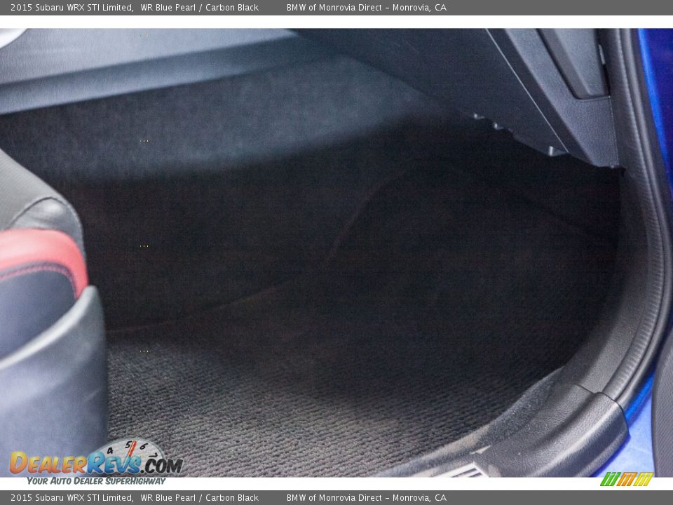 2015 Subaru WRX STI Limited WR Blue Pearl / Carbon Black Photo #23