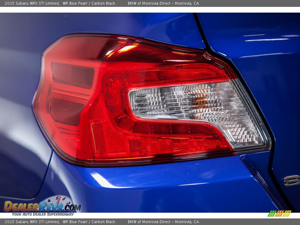 2015 Subaru WRX STI Limited WR Blue Pearl / Carbon Black Photo #28