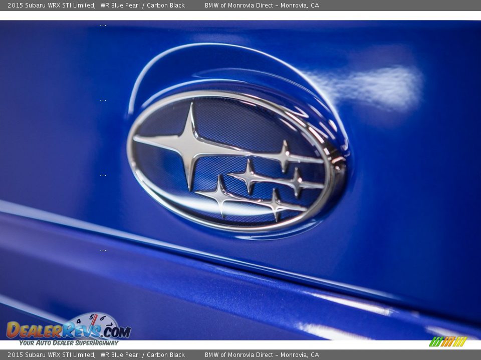 2015 Subaru WRX STI Limited WR Blue Pearl / Carbon Black Photo #29