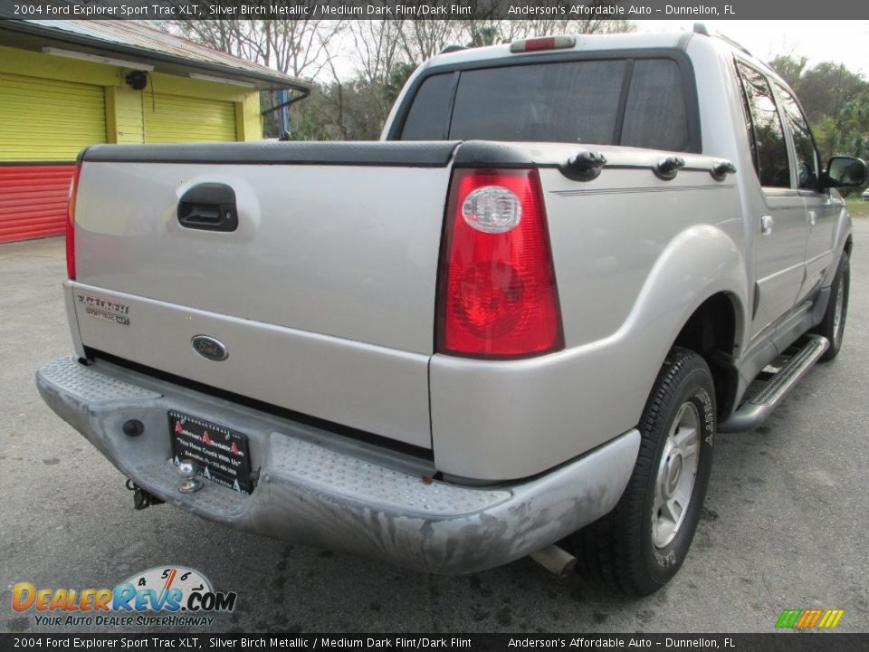 2004 Ford Explorer Sport Trac XLT Silver Birch Metallic / Medium Dark Flint/Dark Flint Photo #3