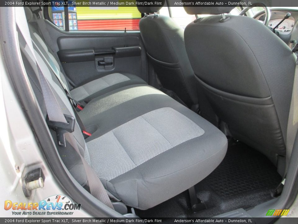 2004 Ford Explorer Sport Trac XLT Silver Birch Metallic / Medium Dark Flint/Dark Flint Photo #13