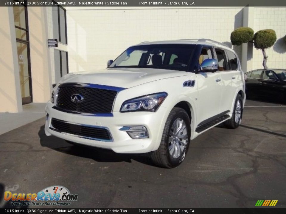Front 3/4 View of 2016 Infiniti QX80 Signature Edition AWD Photo #1