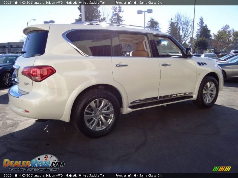 Majestic White 2016 Infiniti QX80 Signature Edition AWD Photo #10