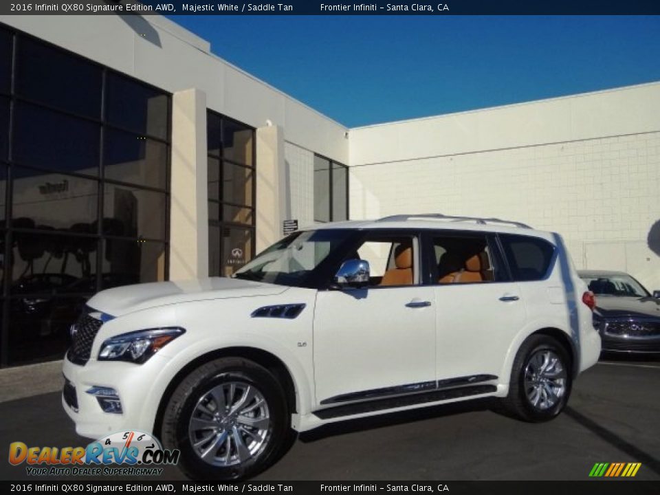 Majestic White 2016 Infiniti QX80 Signature Edition AWD Photo #16
