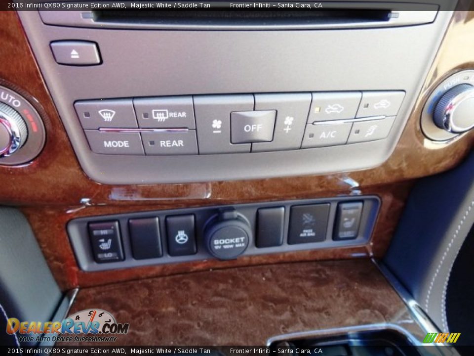 Controls of 2016 Infiniti QX80 Signature Edition AWD Photo #36