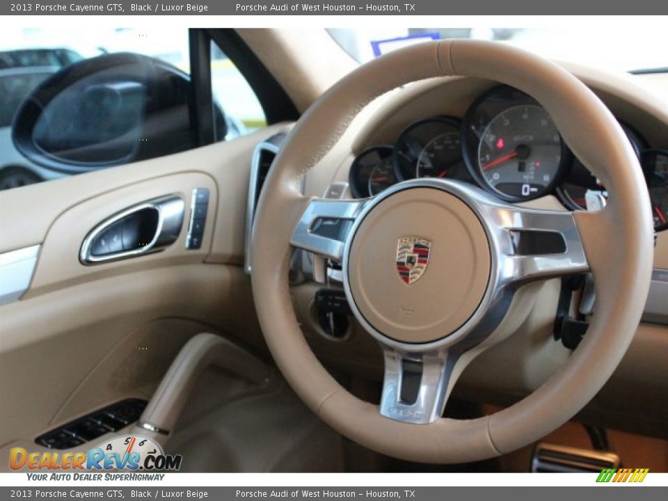 2013 Porsche Cayenne GTS Black / Luxor Beige Photo #34