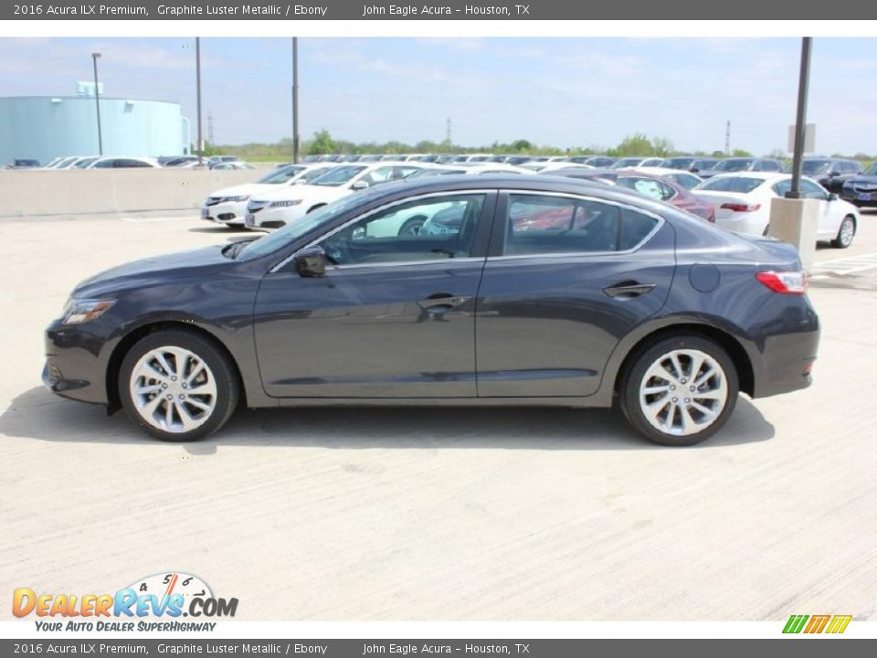 2016 Acura ILX Premium Graphite Luster Metallic / Ebony Photo #4