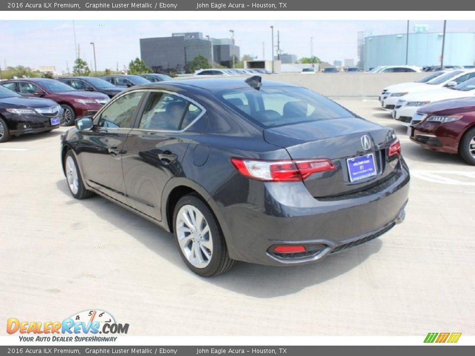 2016 Acura ILX Premium Graphite Luster Metallic / Ebony Photo #5