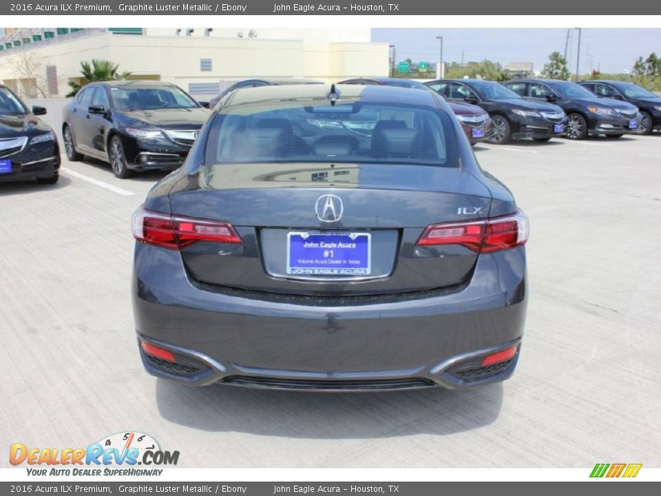 2016 Acura ILX Premium Graphite Luster Metallic / Ebony Photo #6