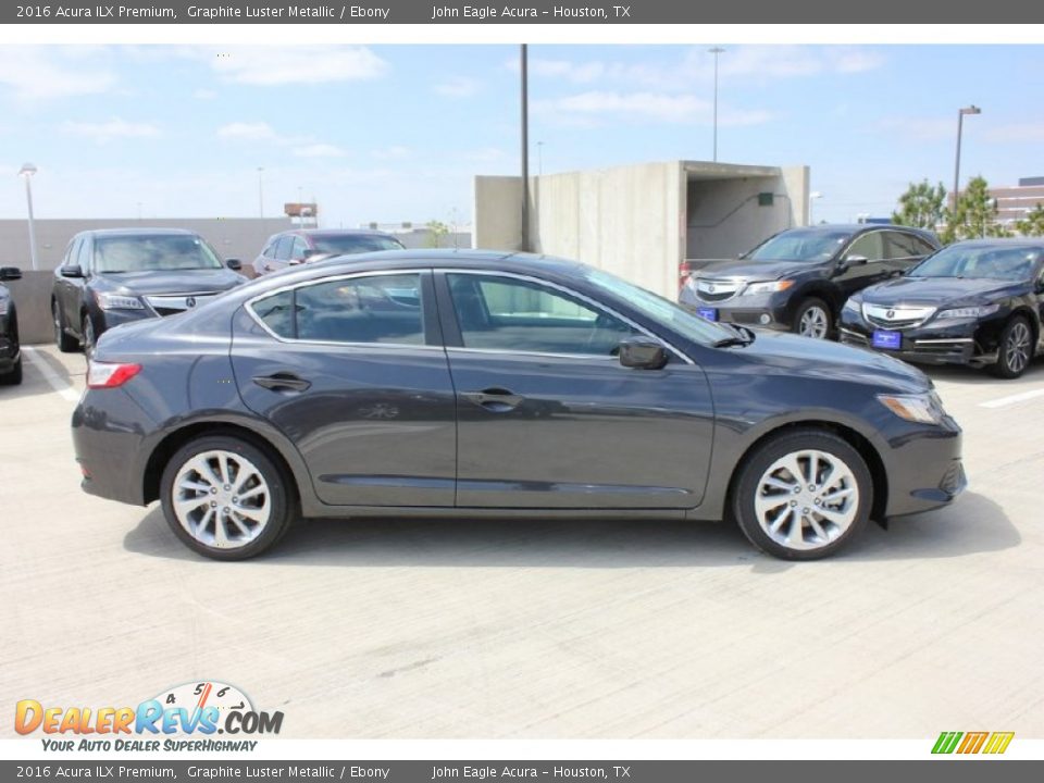 2016 Acura ILX Premium Graphite Luster Metallic / Ebony Photo #8