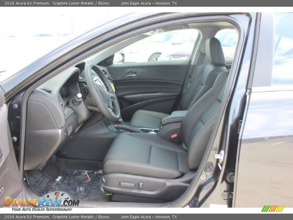 2016 Acura ILX Premium Graphite Luster Metallic / Ebony Photo #11