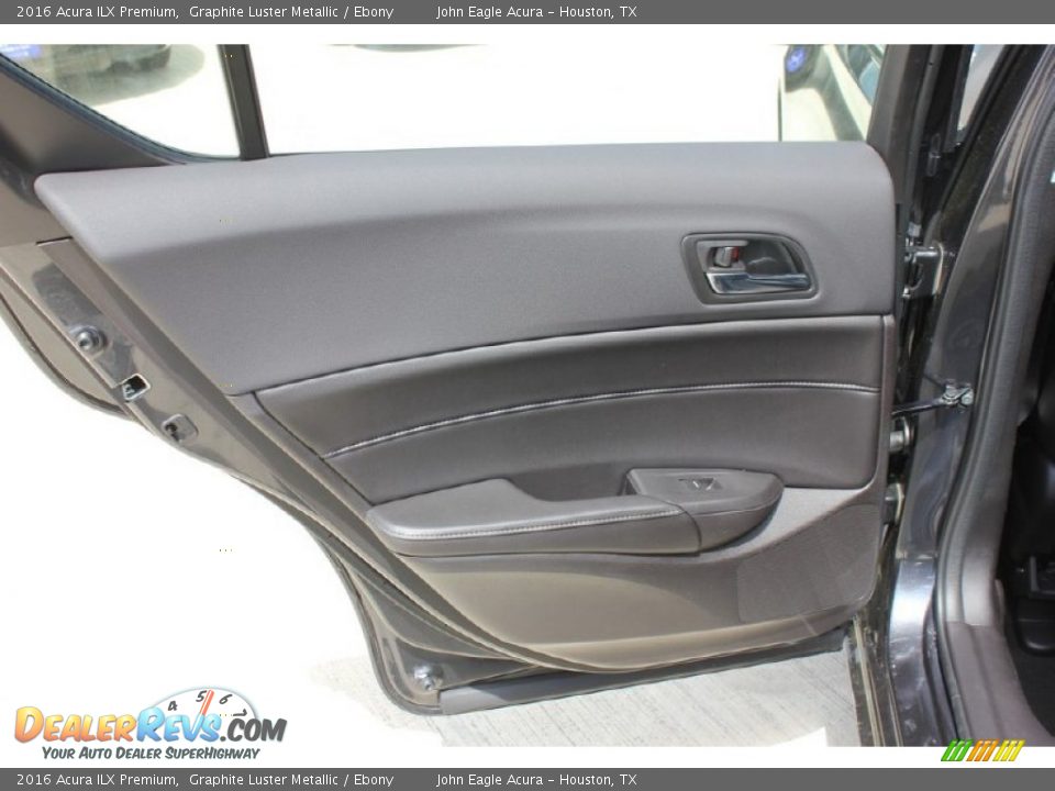 2016 Acura ILX Premium Graphite Luster Metallic / Ebony Photo #12