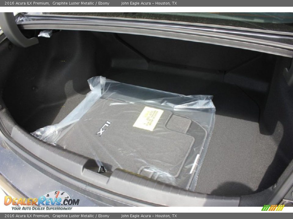 2016 Acura ILX Premium Graphite Luster Metallic / Ebony Photo #14