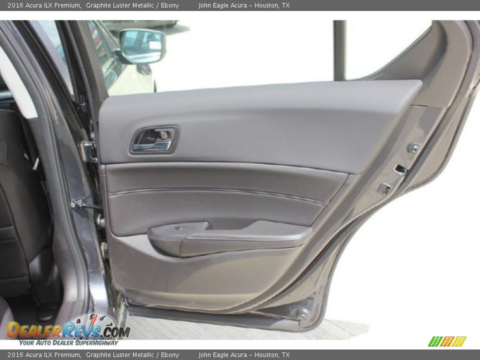 2016 Acura ILX Premium Graphite Luster Metallic / Ebony Photo #15
