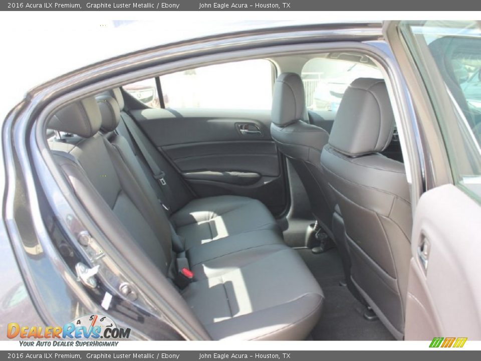 2016 Acura ILX Premium Graphite Luster Metallic / Ebony Photo #16