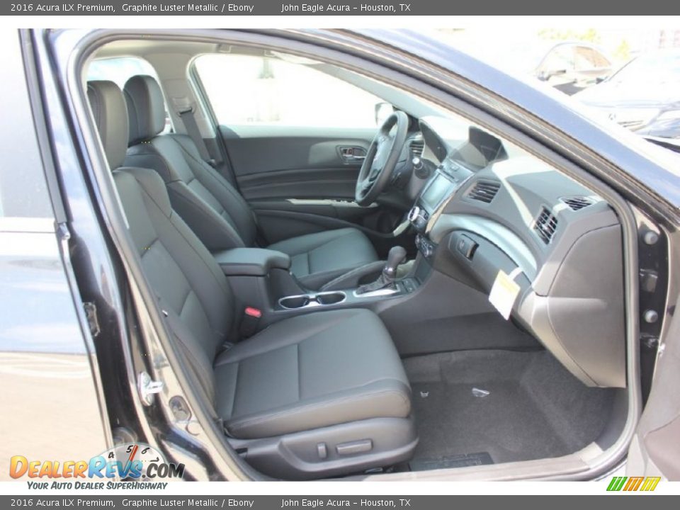 2016 Acura ILX Premium Graphite Luster Metallic / Ebony Photo #18