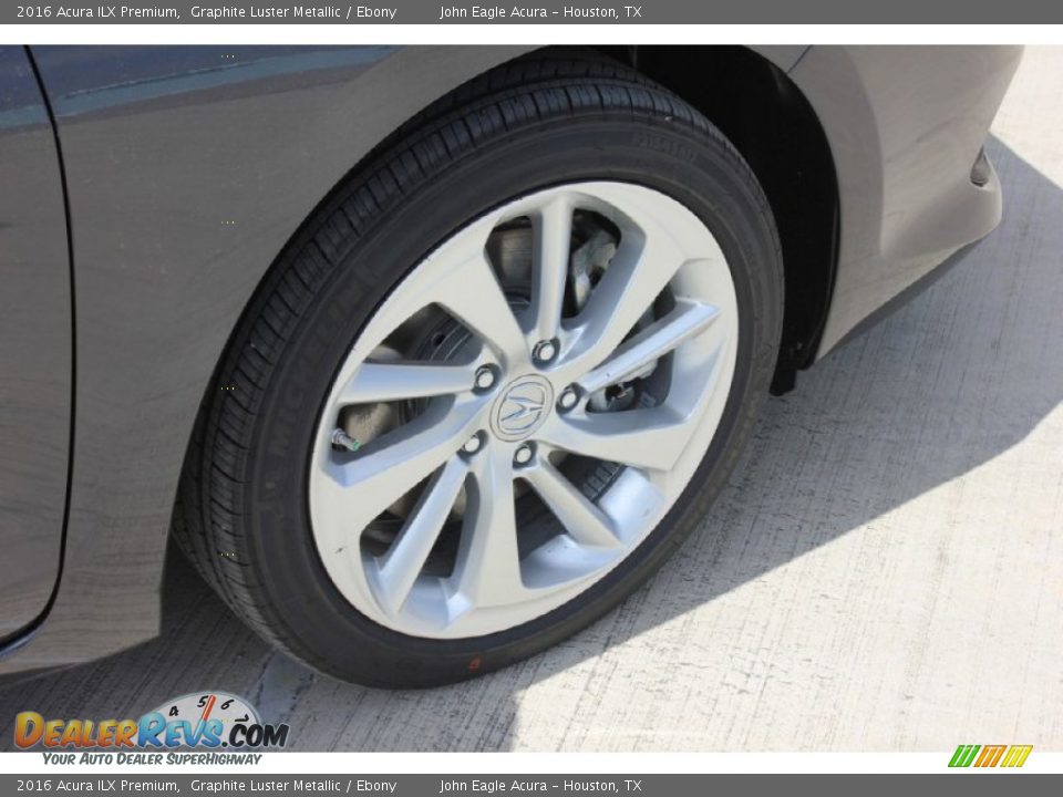 2016 Acura ILX Premium Graphite Luster Metallic / Ebony Photo #19