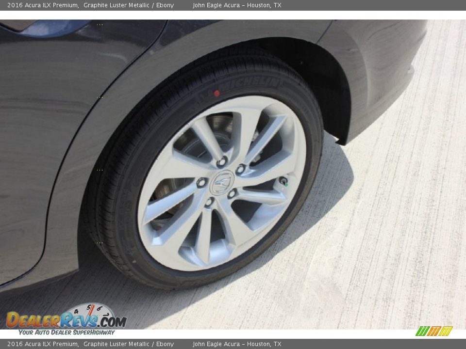 2016 Acura ILX Premium Graphite Luster Metallic / Ebony Photo #21
