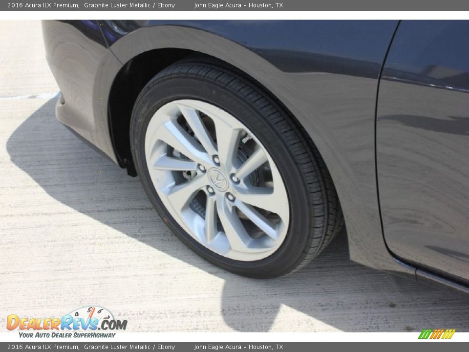 2016 Acura ILX Premium Graphite Luster Metallic / Ebony Photo #22