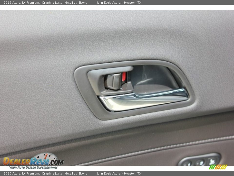 2016 Acura ILX Premium Graphite Luster Metallic / Ebony Photo #24