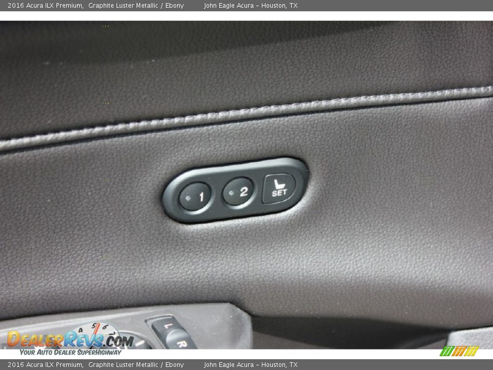 2016 Acura ILX Premium Graphite Luster Metallic / Ebony Photo #25