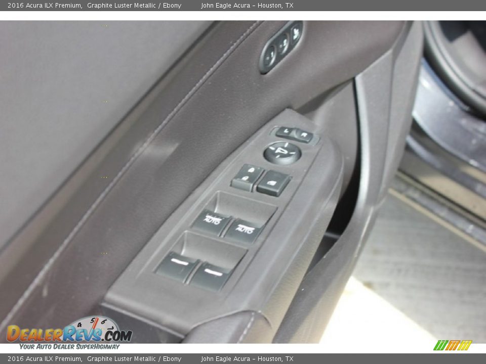 2016 Acura ILX Premium Graphite Luster Metallic / Ebony Photo #26