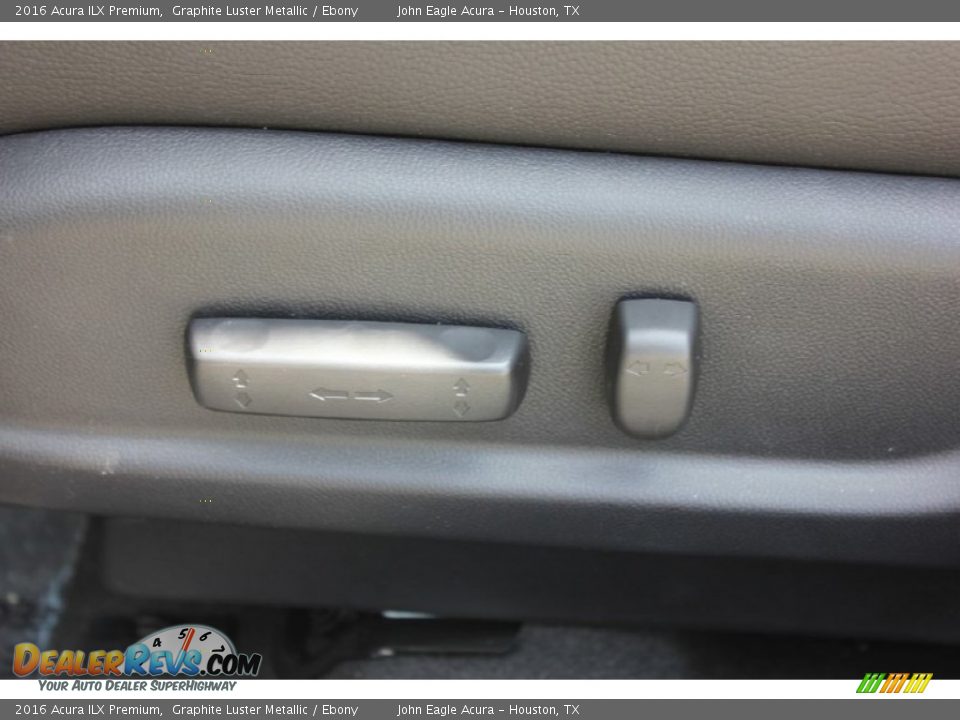 2016 Acura ILX Premium Graphite Luster Metallic / Ebony Photo #27