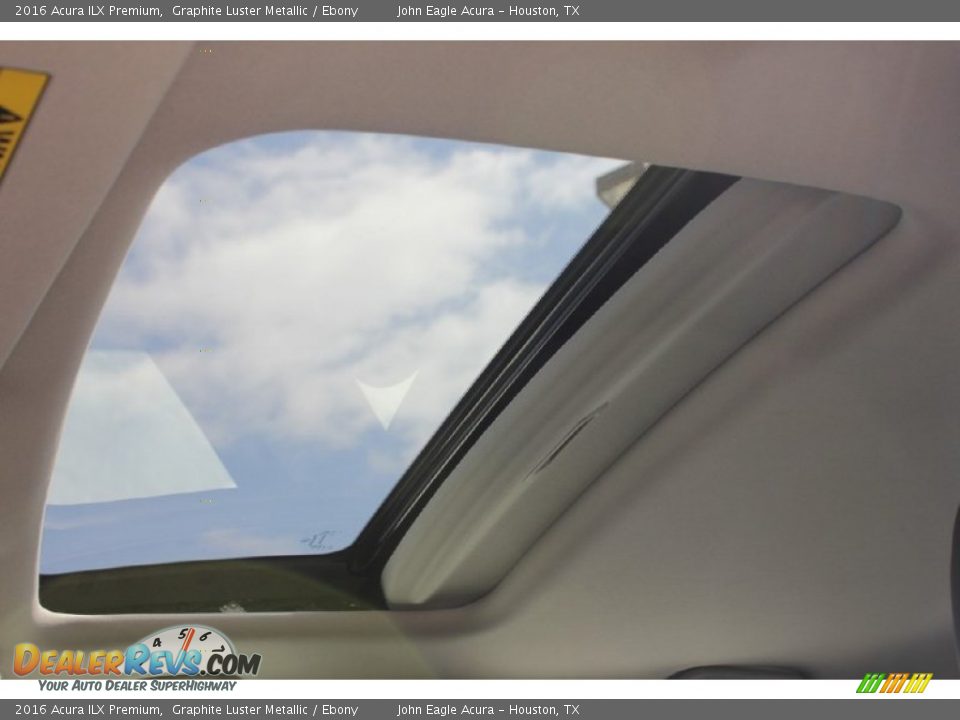 2016 Acura ILX Premium Graphite Luster Metallic / Ebony Photo #28